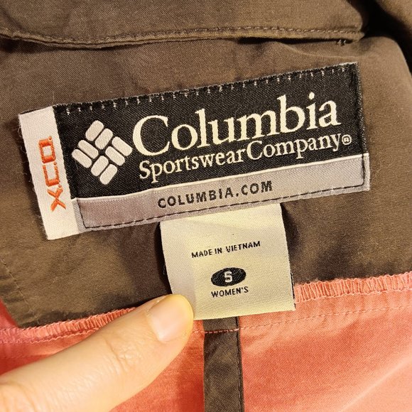 Columbia Utility Jacket Coat Button Down Minimalist Cotton Brown Women's Size S - Picture 3 of 15